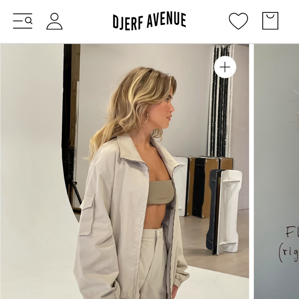 Djerf Avenue Cotton On The Go Jacket - XS